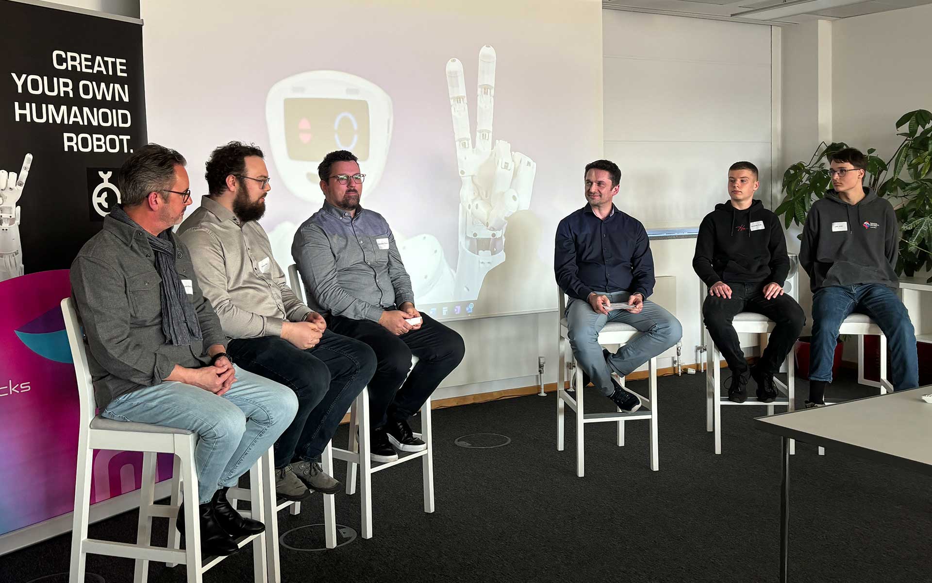 Our-Journey-with-pib-blog Discussion panel about their journeys with our humanoid robot pib